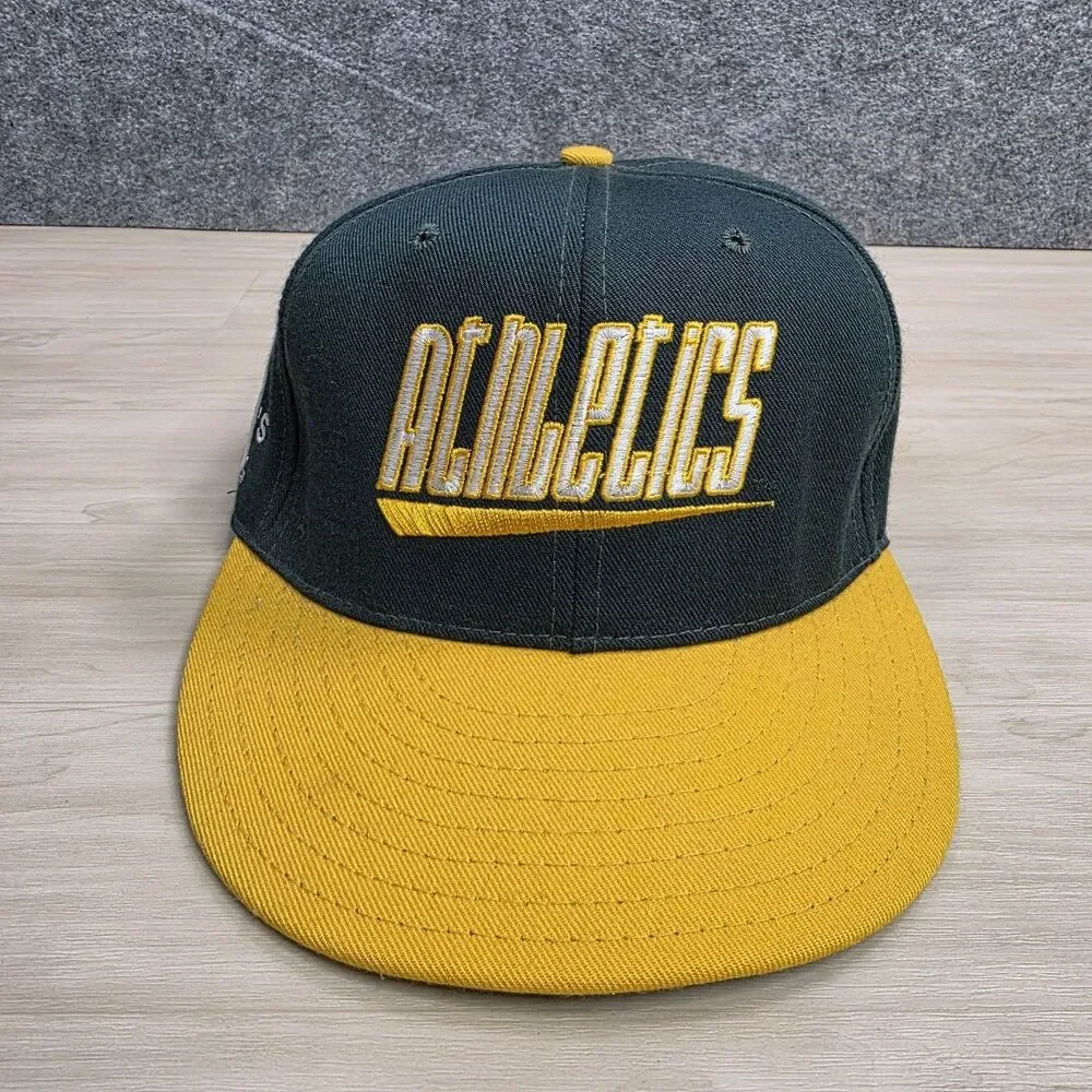 Vintage Oakland Athletics Pro Line ANNCO Hat‎ Baseball Snapback Spellout Logo